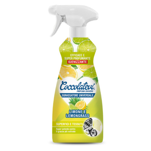 Універсальний знежирювач Coccolatevi Sgrassatore Universale Limone e Lemongrass Лимон і лемонграс, 625 мл